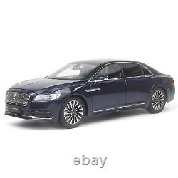 118 Scale Lincoln Continental Blue Diecast Model Car Paudi Toy Gift Collection