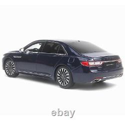 118 Scale Lincoln Continental Blue Diecast Model Car Paudi Toy Gift Collection