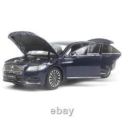 118 Scale Lincoln Continental Blue Diecast Model Car Paudi Toy Gift Collection