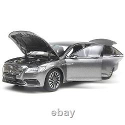 118 Scale Lincoln Continental Gray Diecast Model Car Paudi Toy Gift Collection