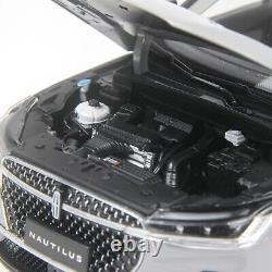 118 Scale Lincoln Nautilus Hybrid Gray Diecast Model Car Collectibles Gift Toy