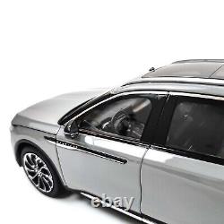 118 Scale Lincoln Nautilus Hybrid Gray Diecast Model Car Collectibles Gift Toy