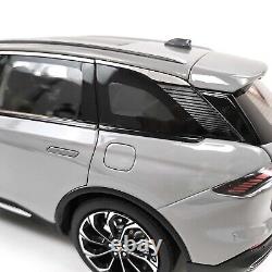 118 Scale Lincoln Nautilus Hybrid Gray Diecast Model Car Collectibles Gift Toy