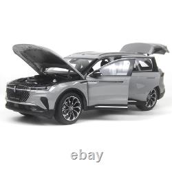 118 Scale Lincoln Nautilus Hybrid Gray Model Car Toy Vehicle Collection Kids