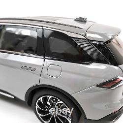 118 Scale Lincoln Nautilus Hybrid Gray Model Car Toy Vehicle Collection Kids