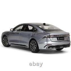 118 Scale Lincoln Z Silver Diecast Model Car Paudi Toy Gift Collection