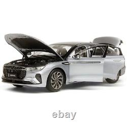 118 Scale Lincoln Z Silver Diecast Model Car Paudi Toy Gift Collection