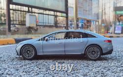 118 Scale NZG Mercedes-Benz EQS 2022 Pure Electric Vehicle SUV Model Car Gray