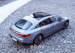 118 Scale NZG Mercedes-Benz EQS 2022 Pure Electric Vehicle SUV Model Car Gray