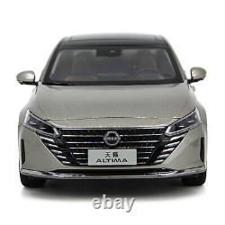 118 Scale Nissan Altima Teana 2022 Silver Diecast Model Miniature Toy Car Paudi