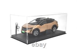 118 Scale Nissan Ariya Gold&Black Diecast Model Car Collectibles Gift Toy Paudi