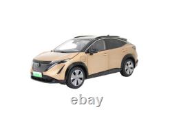 118 Scale Nissan Ariya Gold&Black Diecast Model Car Collectibles Gift Toy Paudi
