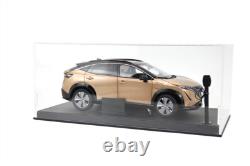 118 Scale Nissan Ariya Gold&Black Diecast Model Car Collectibles Gift Toy Paudi