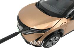 118 Scale Nissan Ariya Gold&Black Diecast Model Car Collectibles Gift Toy Paudi