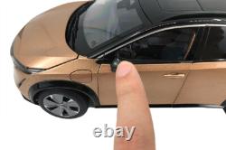 118 Scale Nissan Ariya Gold&Black Diecast Model Car Collectibles Gift Toy Paudi