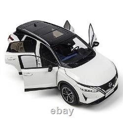 118 Scale Nissan Qashqai White Diecast Model Car Collectibles Gift Toy Series