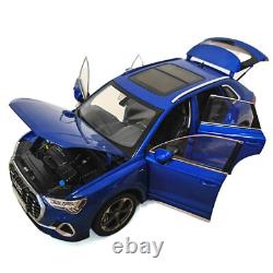 118 Scale Paudi Audi Q3 Blue 2019 Diecast Model Car Toy Gift Collection