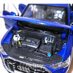 118 Scale Paudi Audi Q3 Blue 2019 Diecast Model Car Toy Gift Collection