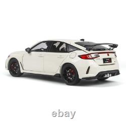 118 Scale Paudi Honda Civic Type-R 2023 FL5 White Diecast Model Car Gift