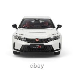 118 Scale Paudi Honda Civic Type-R 2023 FL5 White Diecast Model Car Gift