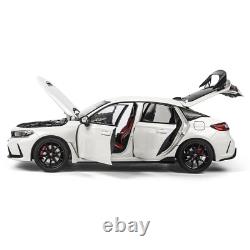 118 Scale Paudi Honda Civic Type-R 2023 FL5 White Diecast Model Car Gift