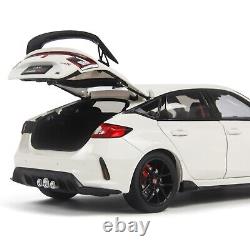 118 Scale Paudi Honda Civic Type-R 2023 FL5 White Diecast Model Car Gift