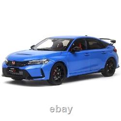 118 Scale Paudi Honda Civic Type-R FL5 Blue Diecast Model Car Hobby Toy Gift