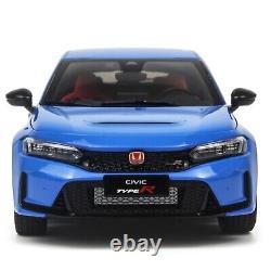 118 Scale Paudi Honda Civic Type-R FL5 Blue Diecast Model Car Hobby Toy Gift