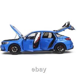 118 Scale Paudi Honda Civic Type-R FL5 Blue Diecast Model Car Hobby Toy Gift