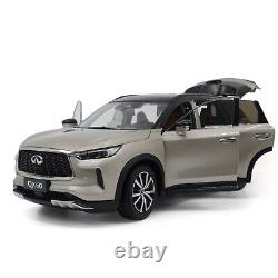 118 Scale Paudi Infiniti QX60 Gold Diecast Model Car Luxury SUV Full Openable
