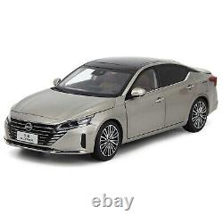 118 Scale Paudi Nissan Altima Teana 2022 Silver Diecast Model Miniature Toy Car