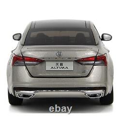 118 Scale Paudi Nissan Altima Teana 2022 Silver Diecast Model Miniature Toy Car