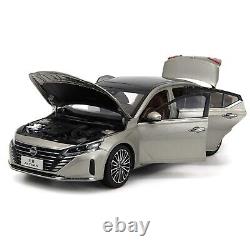 118 Scale Paudi Nissan Altima Teana 2022 Silver Diecast Model Miniature Toy Car