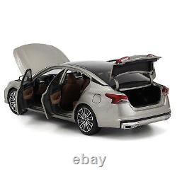 118 Scale Paudi Nissan Altima Teana 2022 Silver Diecast Model Miniature Toy Car
