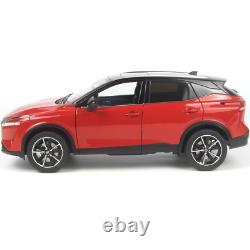 118 Scale Paudi Nissan Qashqai 2023 Red Diecast Model Car Gift Collection