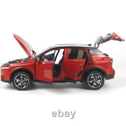 118 Scale Paudi Nissan Qashqai 2023 Red Diecast Model Car Gift Collection