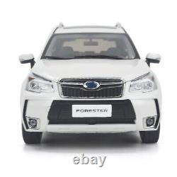 118 Scale Subaru Forester XT 2015 Collectibles Gift Car Toy Collect White Paudi
