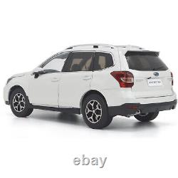 118 Scale Subaru Forester XT 2015 Collectibles Gift Car Toy Collect White Paudi