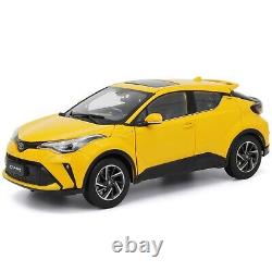 118 Scale Toyota CHR 2022 Yellow Diecast Model Car Paudi Collection gift Toy