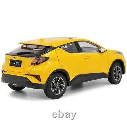 118 Scale Toyota CHR 2022 Yellow Diecast Model Car Paudi Collection gift Toy