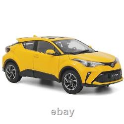 118 Scale Toyota CHR 2022 Yellow Diecast Model Car Paudi Collection gift Toy