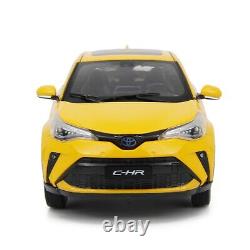 118 Scale Toyota CHR 2022 Yellow Diecast Model Car Paudi Collection gift Toy