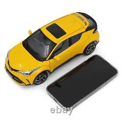 118 Scale Toyota CHR 2022 Yellow Diecast Model Car Paudi Collection gift Toy