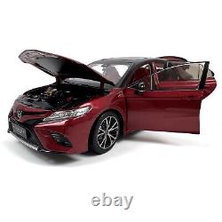 118 Scale Toyota Camry 2018 Sport Red Diecast Model Car Collectibles Gift Toy
