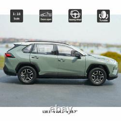 118 Scale Toyota RAV4 SUV Model Car Alloy Diecast Vehicle Toy Collection Green