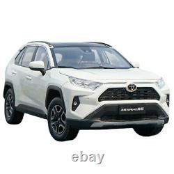 118 Scale Toyota RAV4 SUV Model Car Diecast Vehicle Collection Boys Gift White
