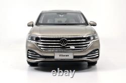 118 Scale VW Viloran MPV Gold Diecast Model Car Collection Gift Children Toy