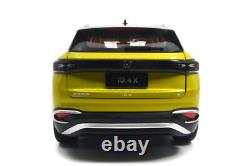 118 Scale Volkswagen ID4X Yellow Diecast Model Car Collection Gift Children Toy