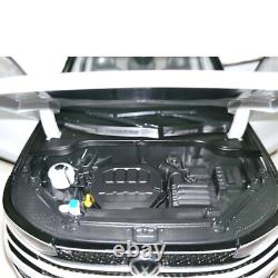 118 Scale Volkswagen Teramont White Diecast Model Car Collection Gift Children