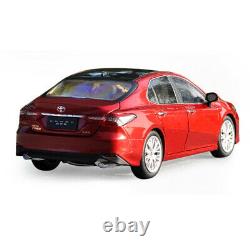 118 Toyota 8th Generation Camry Model Car Diecast Vehicle Red Collection Gift